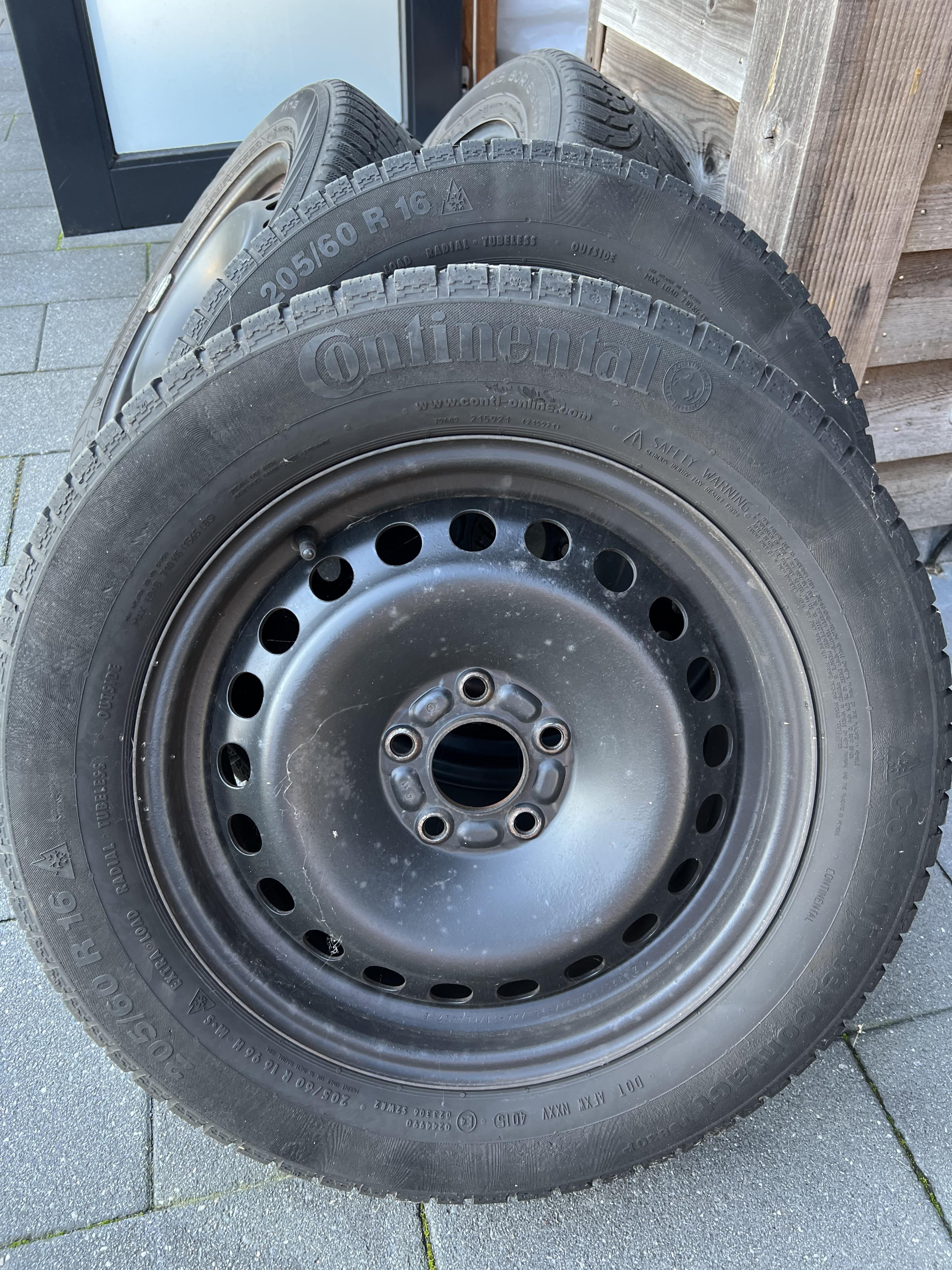 4 WINTERBANDEN OP METALEN VELG FORD C MAX in Stadskanaal Auto