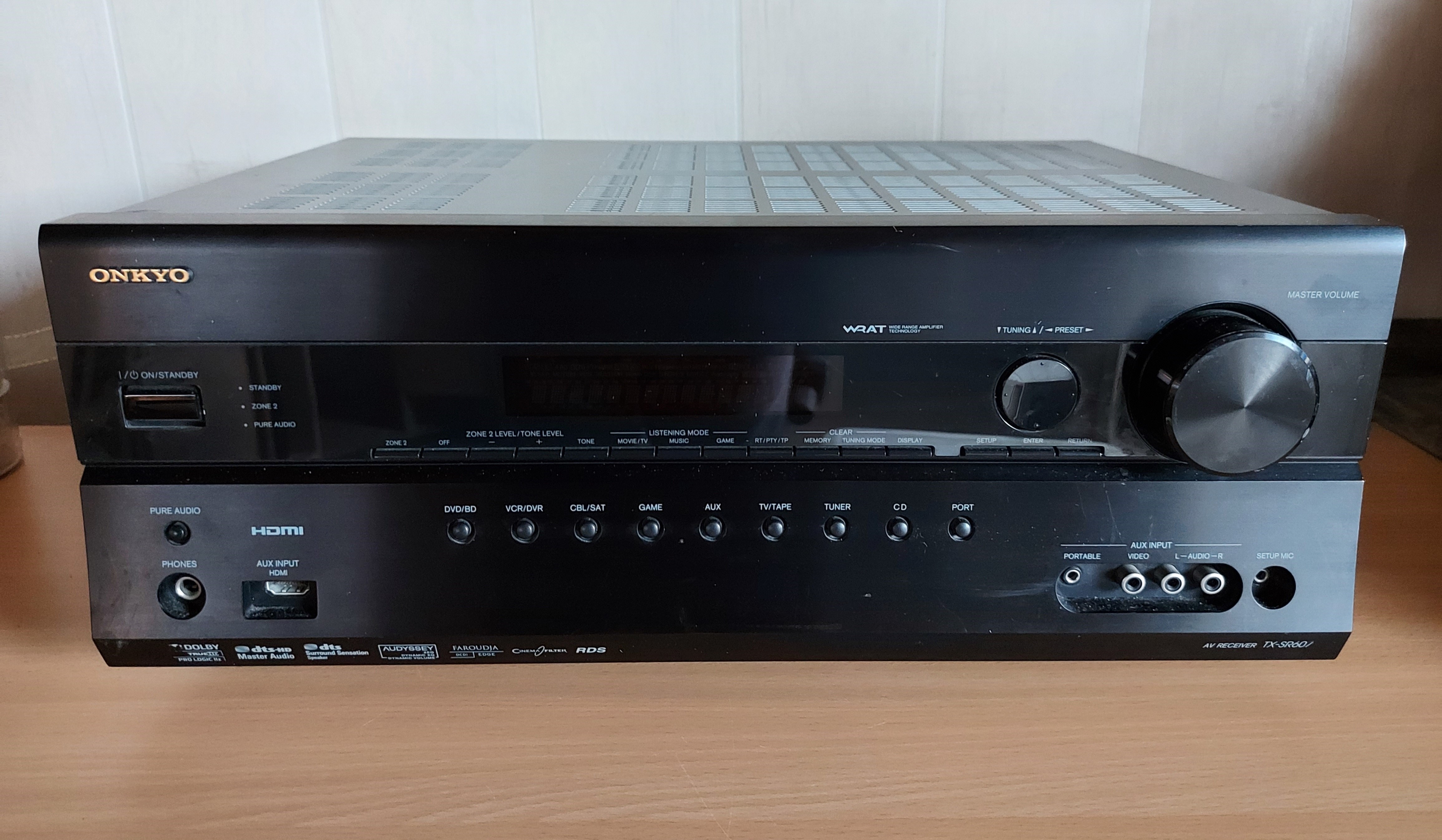 ONKYO RECEIVER/VERSTERKER TX SR60 in Spijkenisse Audio en TV, Audio