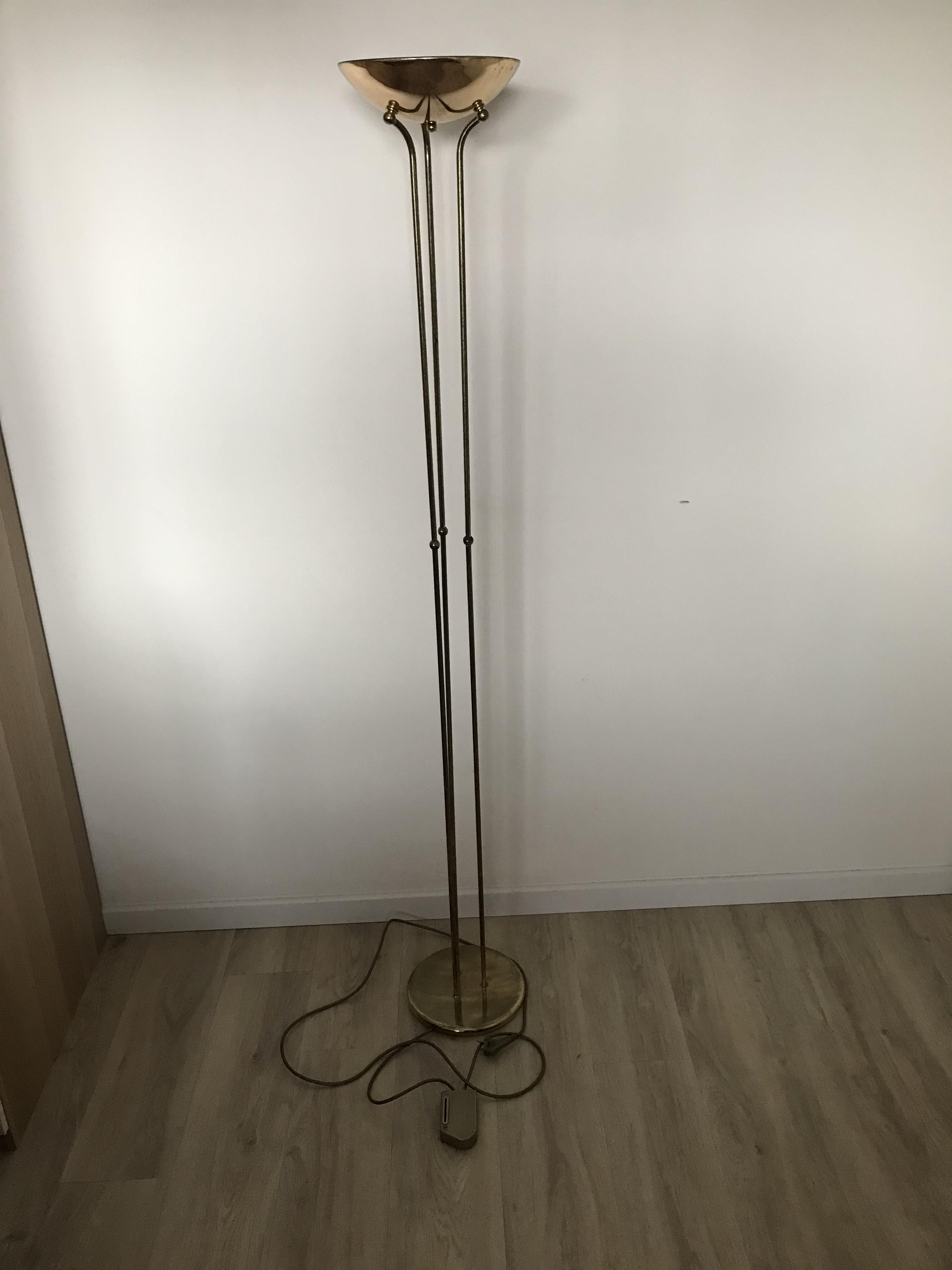 STAANDE LAMP GOUDKLEURIG 180CM in Utrecht Huis en Inrichting