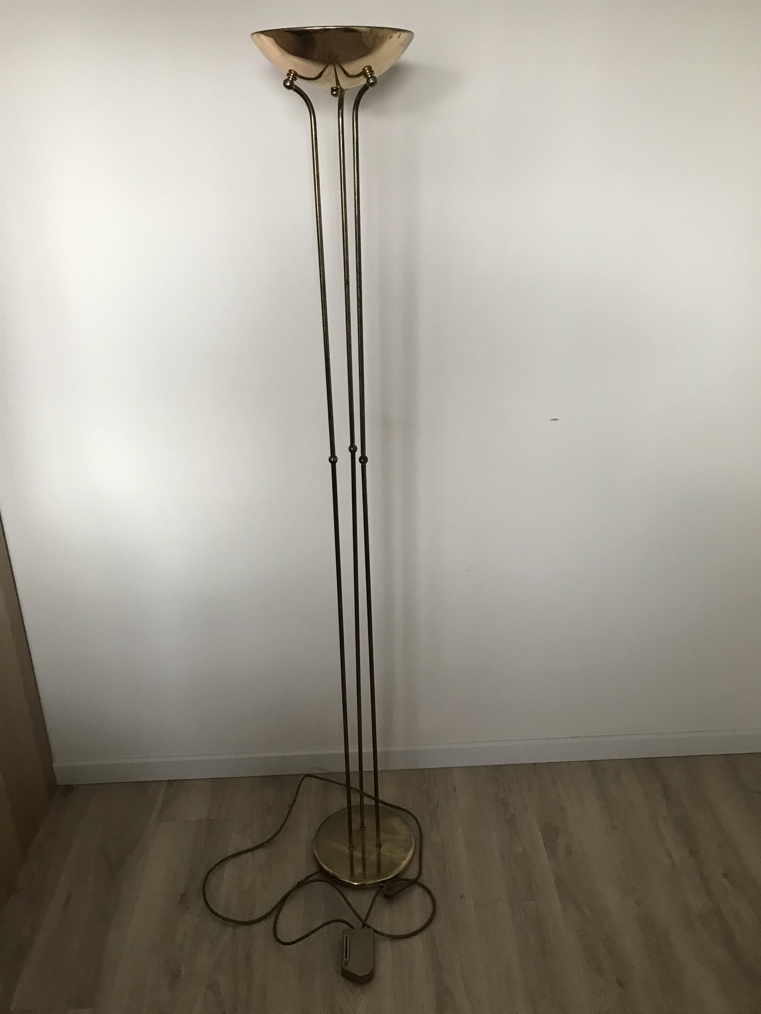 STAANDE LAMP GOUDKLEURIG 180CM in Utrecht Huis en Inrichting