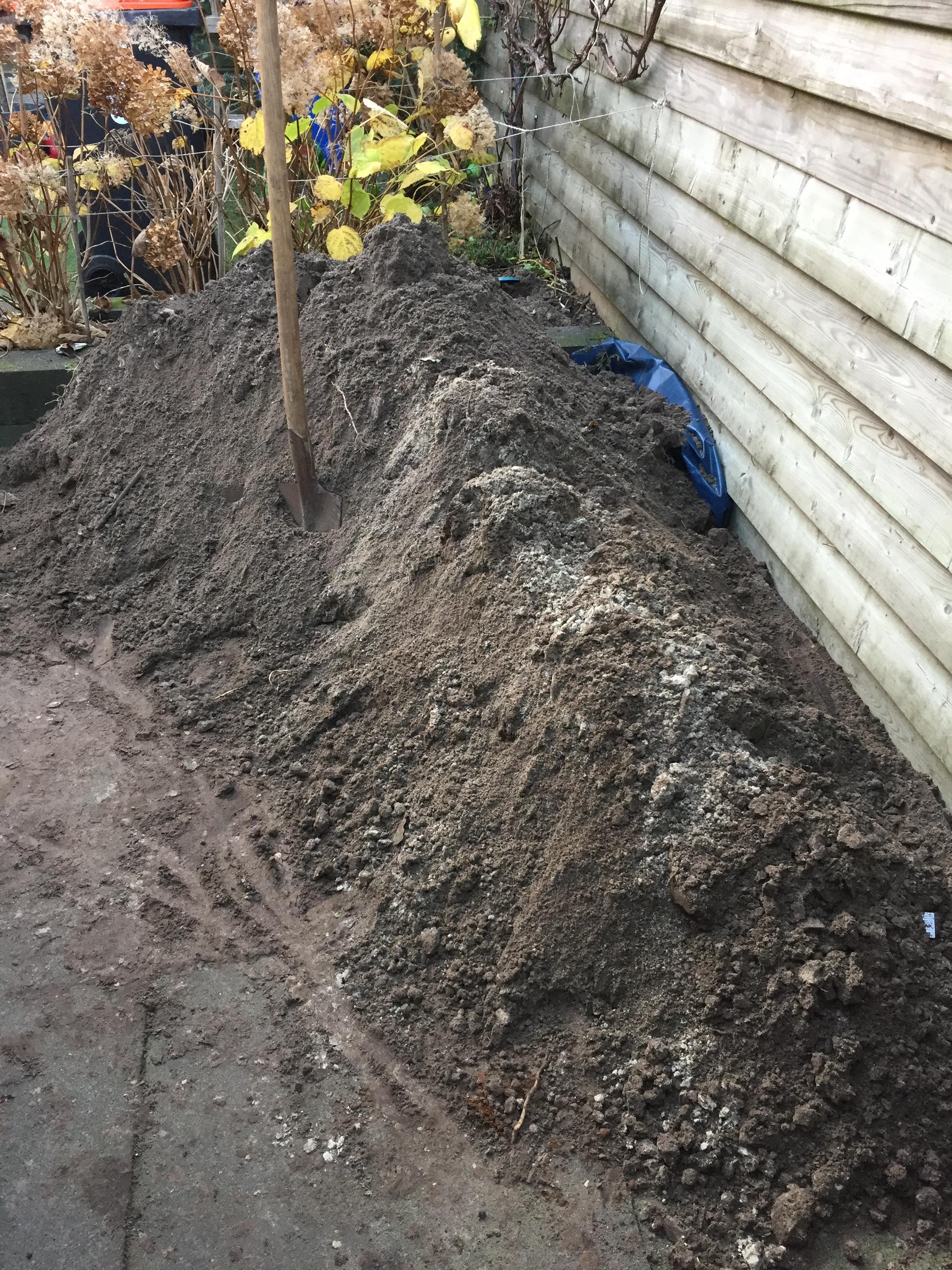 TUINAARDE, GEMENGD MET MESTKORRELS in Amersfoort Tuin en Terras