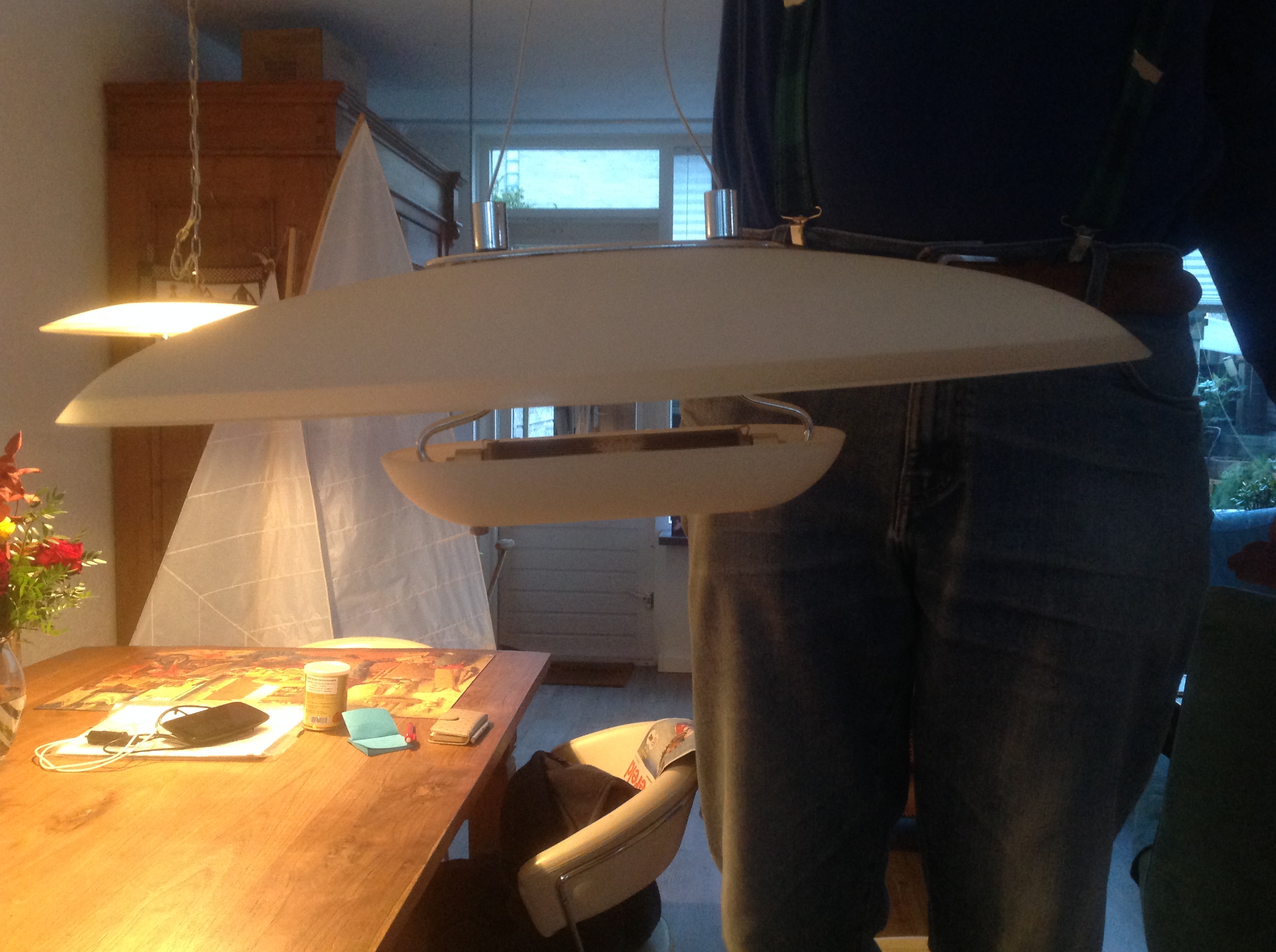 MOOIE LAMP VOOR BOVEN DE TAFEL IN HOOGTE VERSTELBAAR in Zwolle Huis