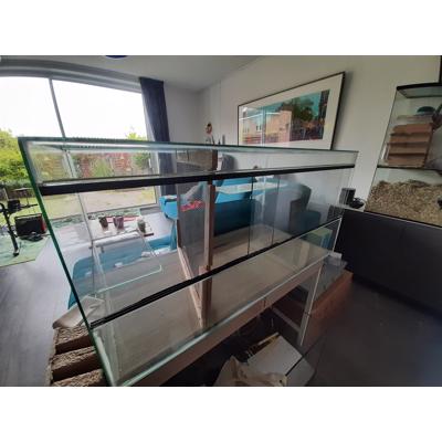 Gerbilarium/hamsterhok glas met schuifruiten