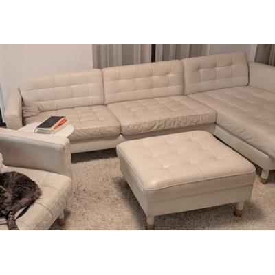 White Ikea LANDSKRONA sofa