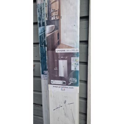 2 stuks kunststof/plastic schuifdeuren 