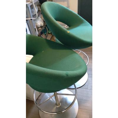 Twee stuks badstoelen, groen