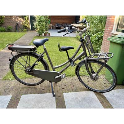 Kapotte elektrische mamafiets
