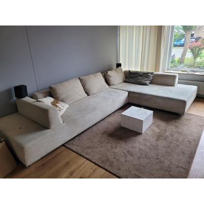 Strakke design lounge hoekbank