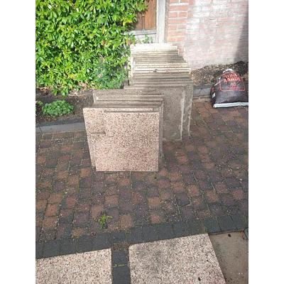 Siertegels tuin