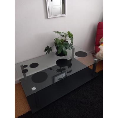 Glazen salontafel
