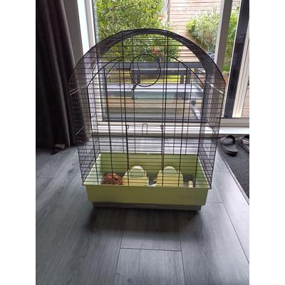 Gebruikte in goede staat zijnde vogelkooi