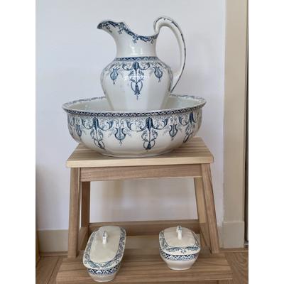 Puntgaaf origineel Regout Lampet stel