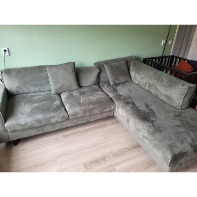 Groene ruime hoekbank