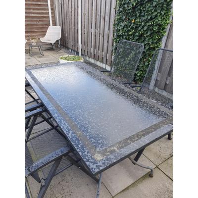 Granieten tuintafelblad