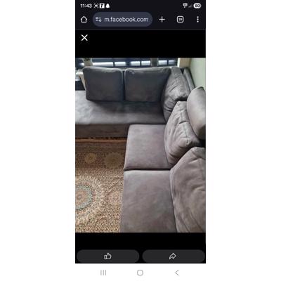 Nette comfortabele hoekbank