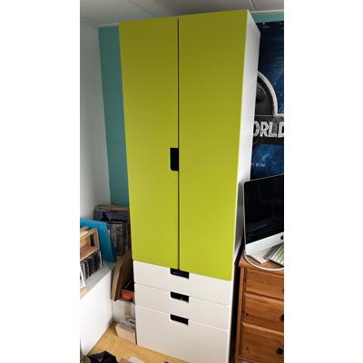 IKEA opbergkast (wit/groen)