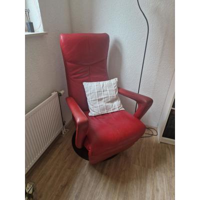 Mooie, luxe rode stoel