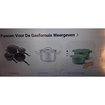 Ruilen kookplaatpannen tegen gasfornuis pannen 