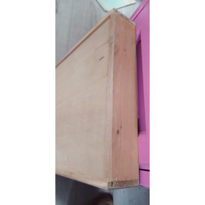 Massief houten bureau