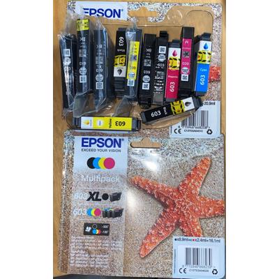 12 ongebruikte printer cartridges