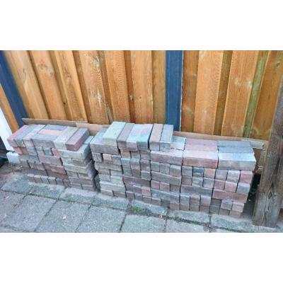 120 stuks dikformaat betonklinkers
