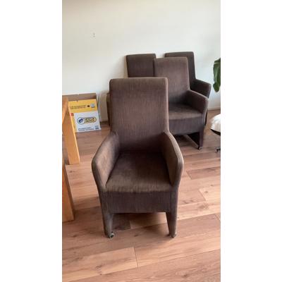 Eetkamerstoelen, vier stuks