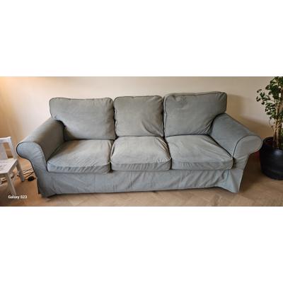 Ikea ektorp 3 zits bank groen grijs