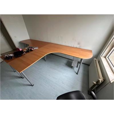 Verstelbaar bureauhoek met computertoren ophanging (rechts)