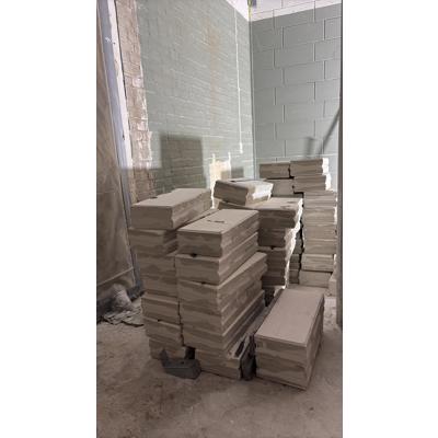 Kalkzandsteenblokken +/- 55 stuks