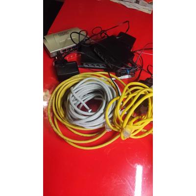 3 X 100MB switches + 100MB kabels