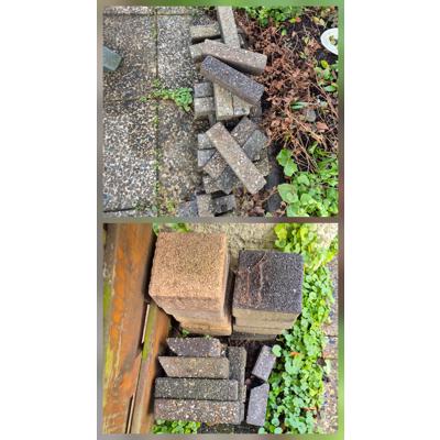 Waaltjes en paar siertegels vierkant