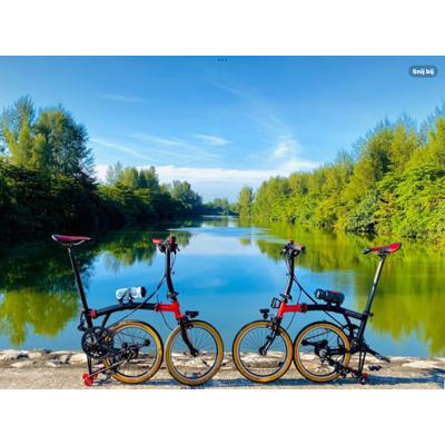 1 of 2 Brompton CHPT 3 Vouwfietsen voor de Boot 