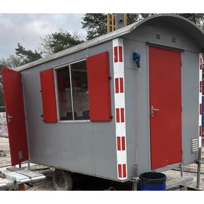 Schaftkeet, bouwkeet, mobiele wagen, pipowagen