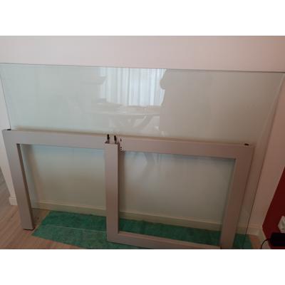 Eetkamer tafel met glazen blad