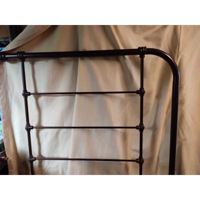 prachtig metalen bed met goed matras