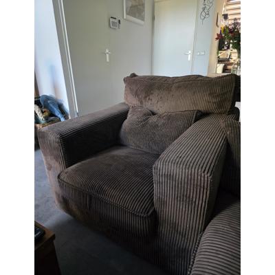 Grote fauteuil ribstof