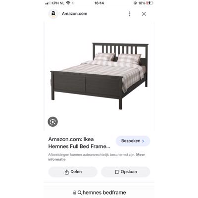 Bedframe Hemnes 140 bij 200 