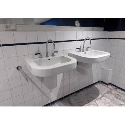 DURAVIT Wastafel met Philip Starck kranen 2 x