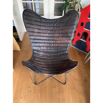  Vlinderstoel leer