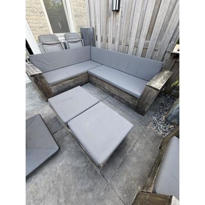 GRATIS Steigerhouten tuinset incl. kussens 