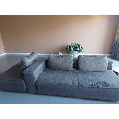 Antraciet bank 3 tot 5 zits