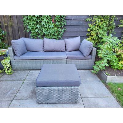 Loungebank met kussens