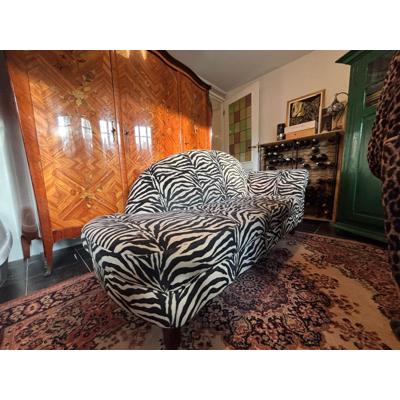 Zwart witte zebrabank