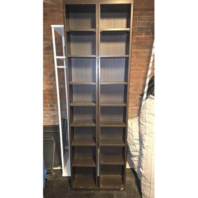 2 Zwarte Ikea Gnedby CD kasten