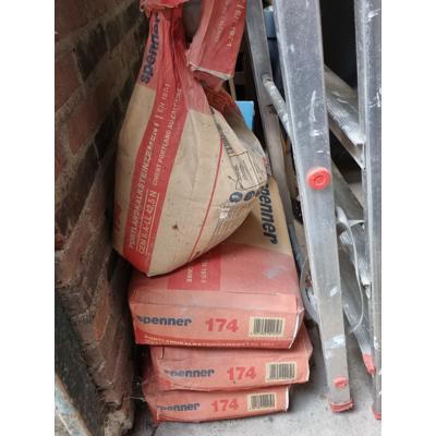 3,5 zakken cement