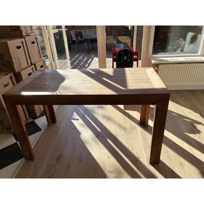 Teakhouten eettafel 