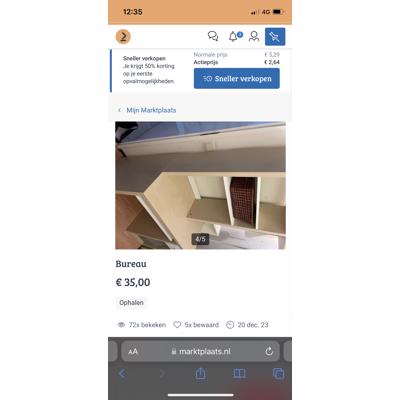 Bureau nog heel goed