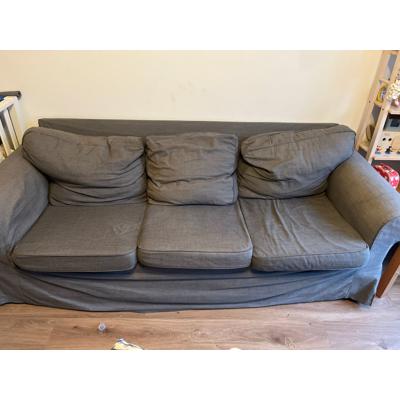 Ikea ektorp bank 3zits grijs 
