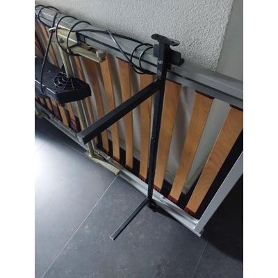 2x Flexa Whitewash bed 90x200cm met 2 laden en elek. lattenbodem
