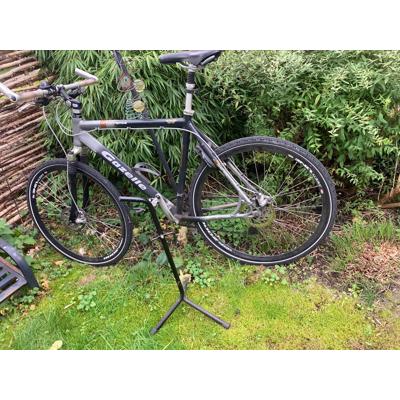racefiets met standaard